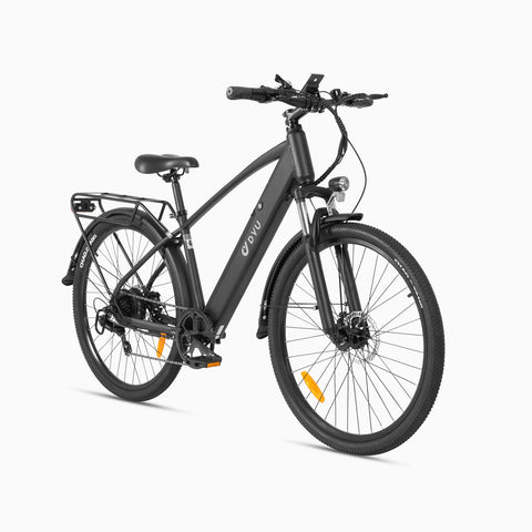 DYU C5 27.5 Inch City Electric Bike with sleek design and battery mount DYU C5 27.5 Inch City Electric Bike with sleek design and battery mount