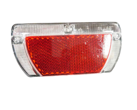 Luce posteriore rossa per ebike, design luminoso e visibile da 200 gradi. Luce posteriore rossa per ebike, design luminoso e visibile da 200 gradi.