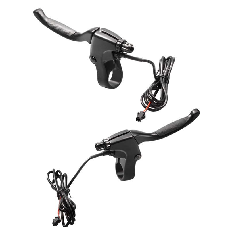 Manette freno DYU elettrica D3+/D3F con cavi di connessione. Manette freno DYU elettrica D3+/D3F con cavi di connessione.