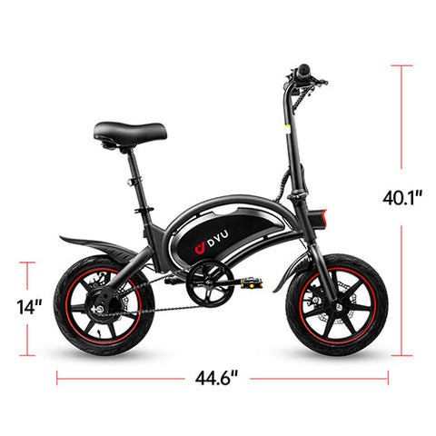 DYU D3F 14 Inch Electric Mini Bike Folding Ebike small folding electric bike DYU D3F 14 Inch Electric Mini Bike Folding Ebike small folding electric bike