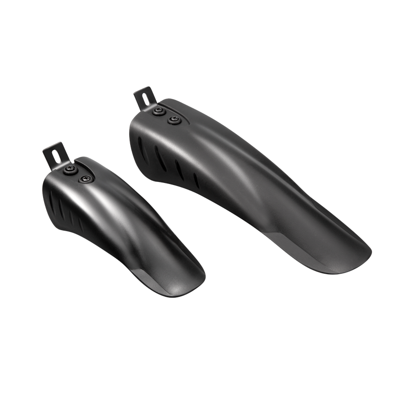 Fender set for electric bikes, designed to prevent mud and rain splash. Fender set for electric bikes, designed to prevent mud and rain splash.