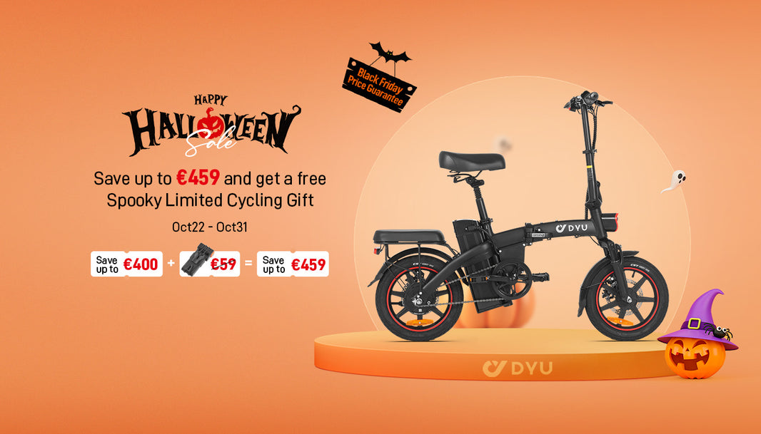 Trick or Treat Yourself to Amazing Savings on DYU Electric Bikes!