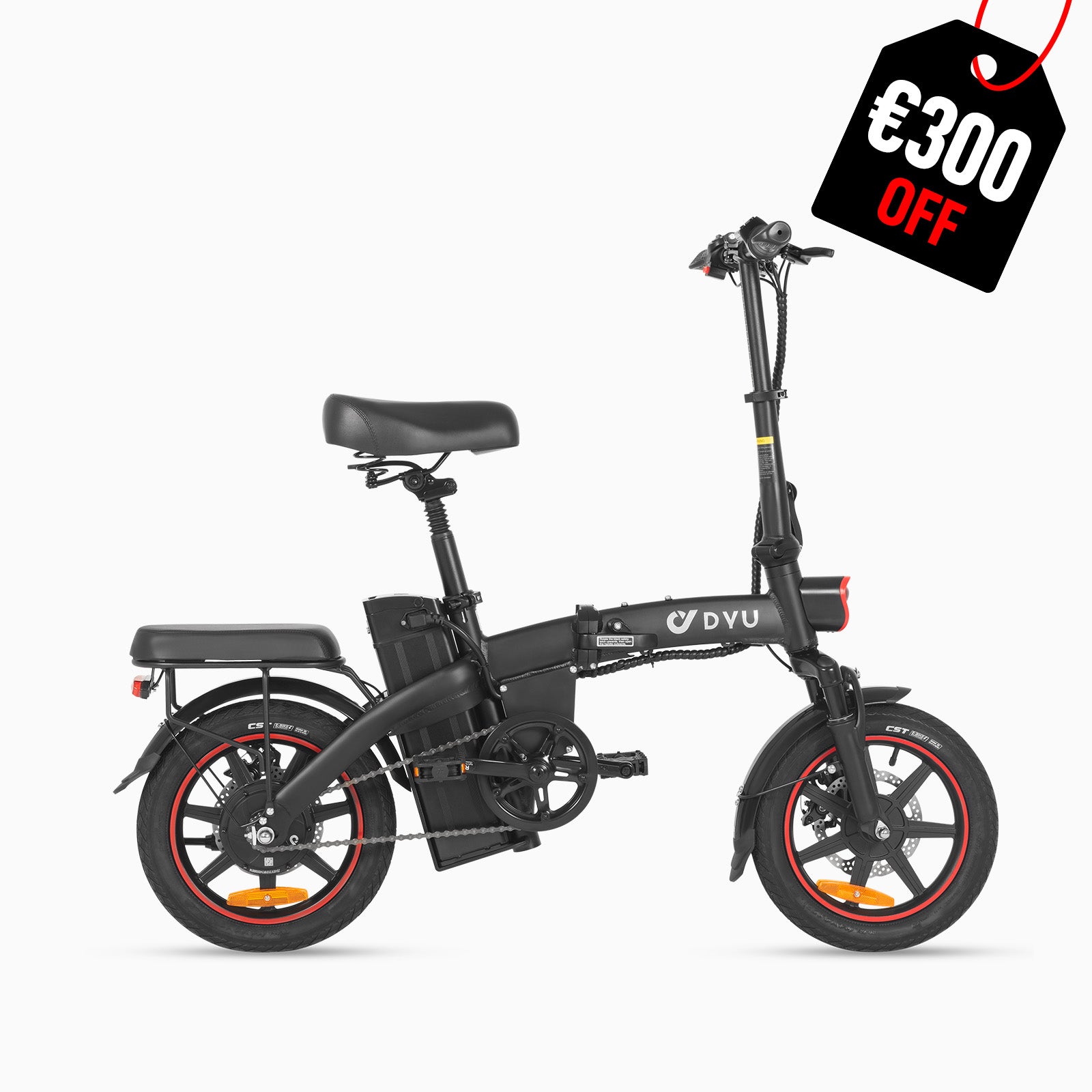 DYU A5 14 Inch Full Foldable Electric Bike