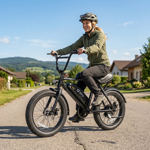 DYU UX BMX – Bici elettrica con pneumatici fat da 20 pollici
