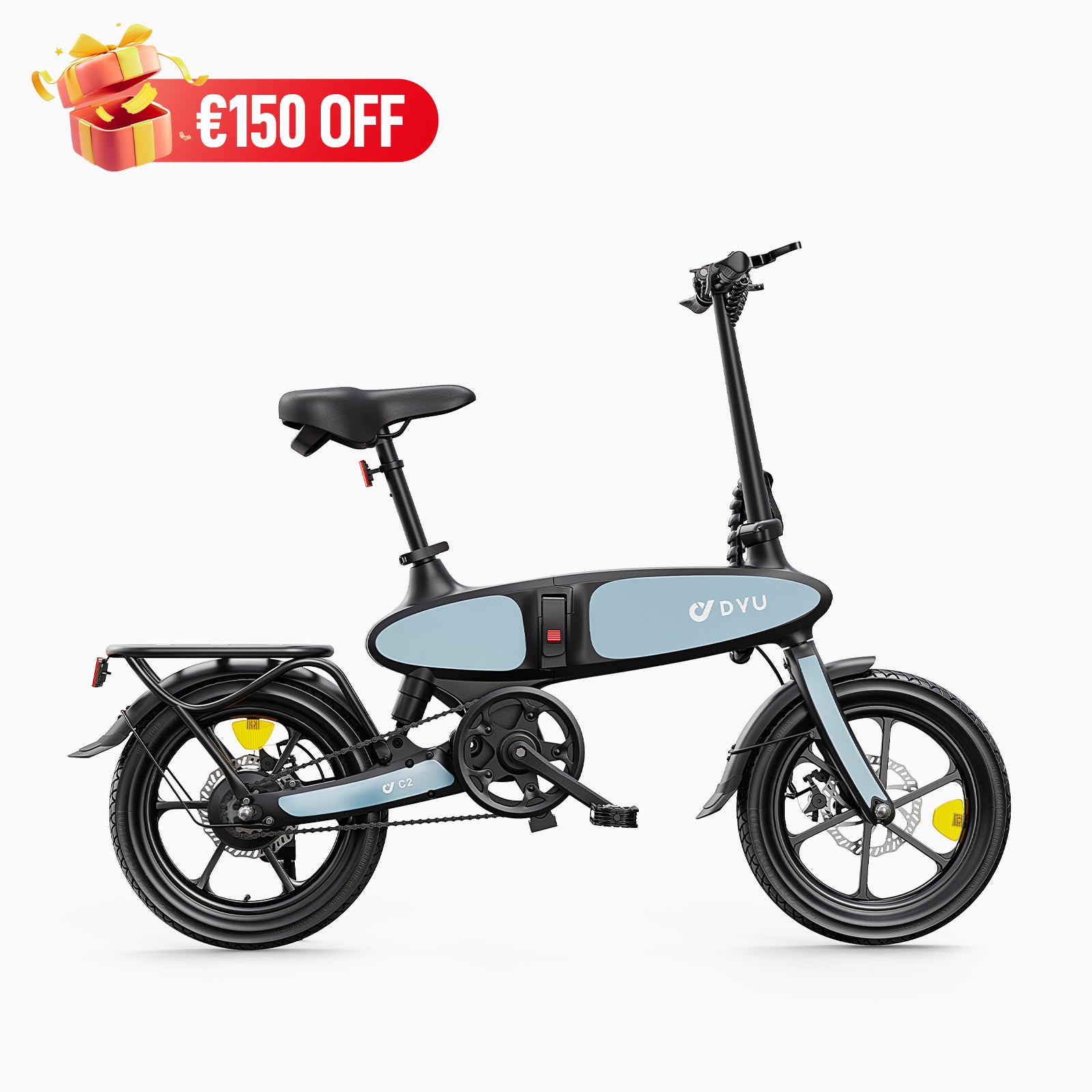 DYU C2 16 Inch Full Folding Electric Bike