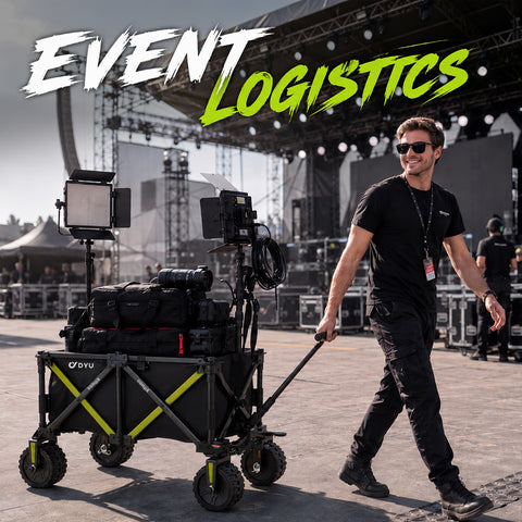 DYU CampX – Carrello elettrico pieghevole