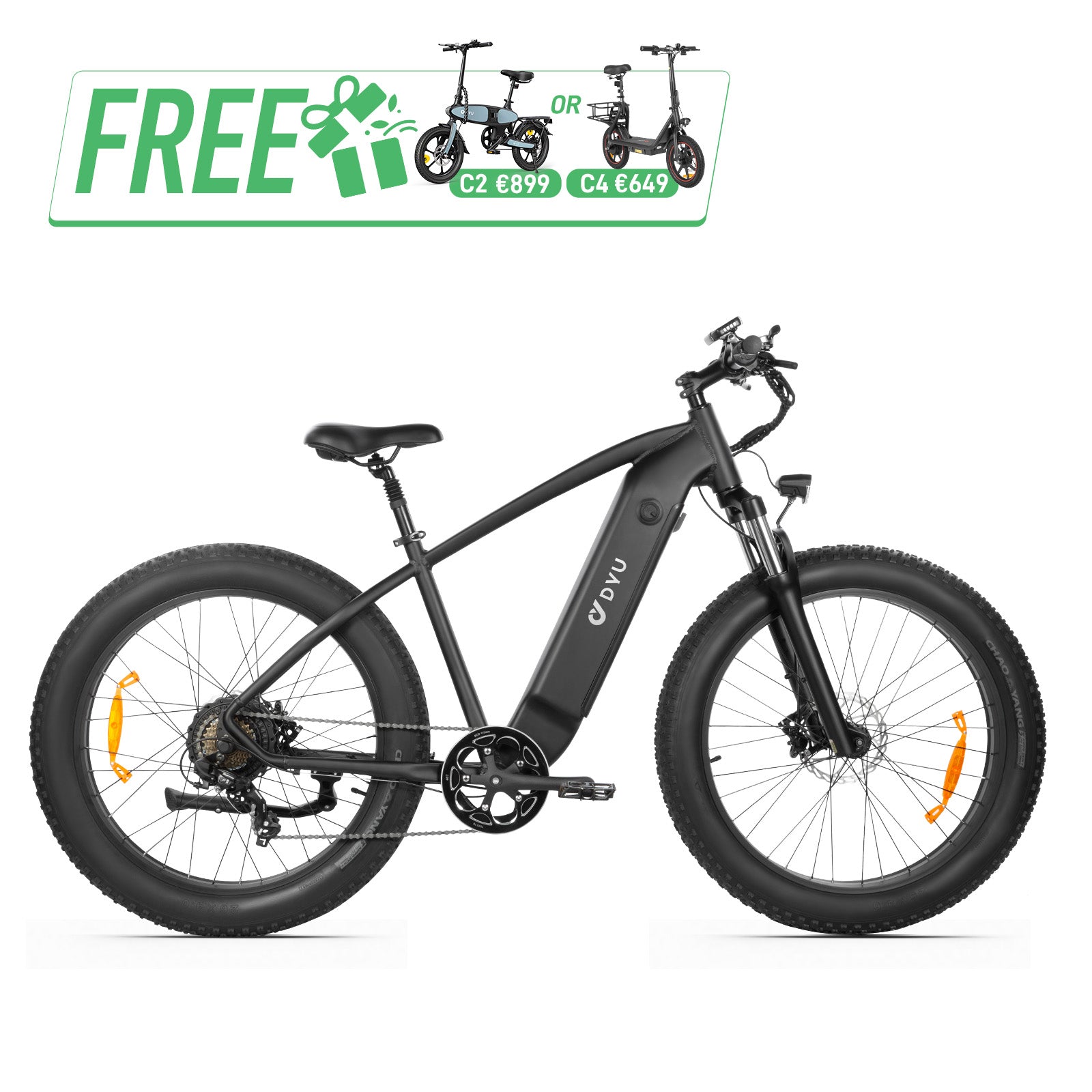 Bici elettrica DYU King 750 Fat Tire