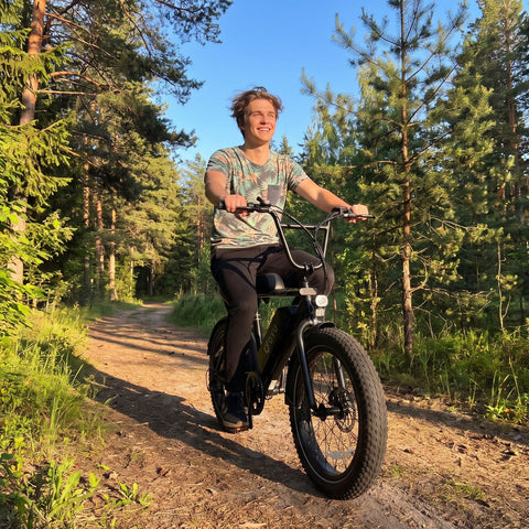 DYU UX BMX – Bici elettrica con pneumatici fat da 20 pollici